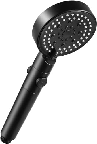 High Pressure Water Saving Shower Head with 5 Adjustable Modes, Save Water and Enjoy A Bathing Experience, Bathroom Accessories, Shower Head (1 Piece)