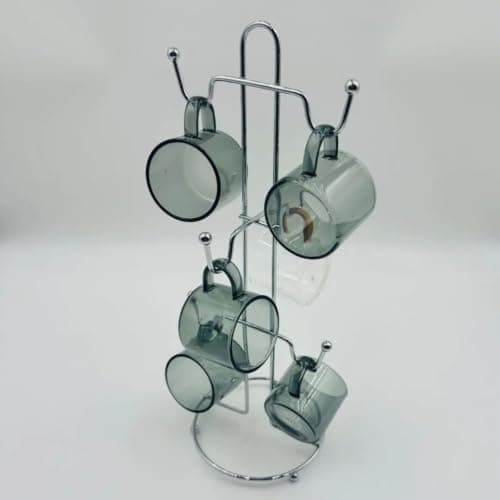 Generic Metal mug and cup holder, 6 hooks, .Ais Storage hook