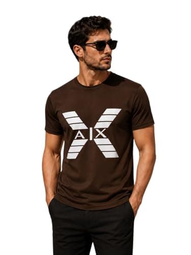 Miza Men's Casual Printed Round Neck T-shirt - Milton Comfortable Material - Fashion Design For Outdoor And Daily Use
