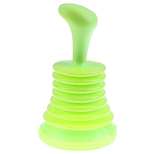 Toilet Drain Plunger Pipe Cleaner (Green) Plumbing fixture