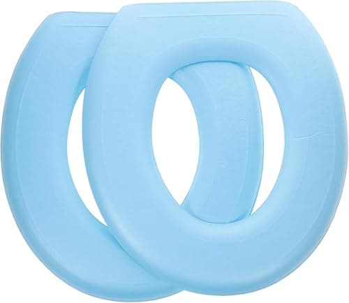 Circle M Toilet Seat Pads, 2-Pack EVA Material, Soft Thick Design for Warm Seat Protection
