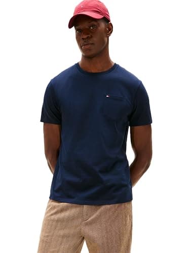 Tommy Hilfiger mens Tommy Ss Crew Tee T-Shirt