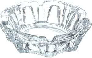 Ashtray Glass Cigarette Ashtray Transparent Outdoor Use from Scorpion Mudoura (10cm)