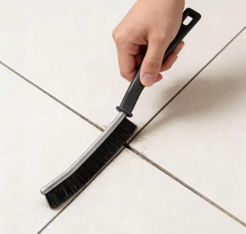 2-Piece Professional Cleaning Brush Set with Soft and Hard Bristles for Tile Grout, Kitchen, Bathroom, Corners and Hard-to-Reach Areas – Multi-Purpose Household BEDAYA STORE