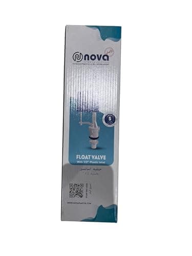Nova Float Valve with 1/2" Plastic Inlet, Plumbing Solutions, Toilet Cistern Fill Valve