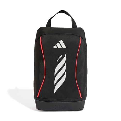 adidas Unisex Adidas Predator Shoebag Shoe_Bag, Black/Lucid red/White, One Size