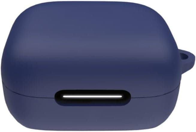 Silicone Case, (Compatible with Anker R50i NC) Ultra Thin Cover Shock and Scratch Resistant Fully Compatible Design with Visible LED indicator and Metal Carabiner For Easy Carrying (Blue)