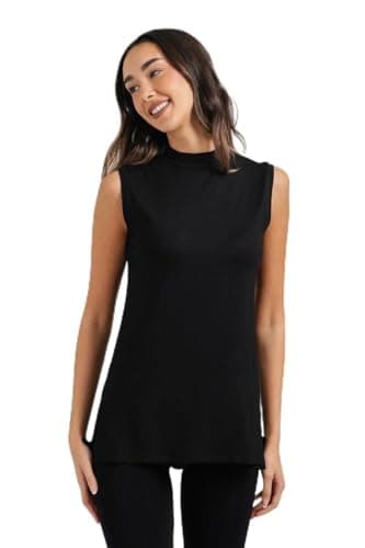 Carina Mock-Neck T-Shirt