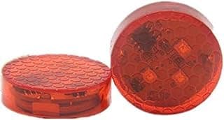 Waterproof LED Lights, 5 LED Wireless Car Door Warning Lights, LED Interior Magnetic Car Lights Anti Rear, Free Batteries (Red - 2 Pack) - sa car Vehicle light assembly