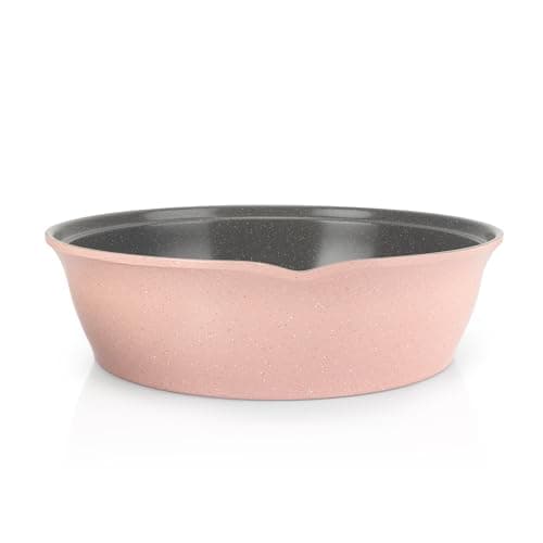 Master El-Zenouki Granite Flower Roun Oven Tray, size 26cm Baking pan