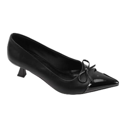 Women's Classic Pointed-Toe Pumps 5CM | Soft Inner Cushioning, Formal & Party Wear, Metallic Finish, Timeless Classic Style, Lightweight & Durable Shoes