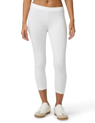 No Nonsense womens Cotton Capri Legging Leggings Pants