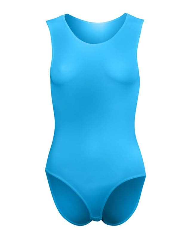 Silvy Womens Lycra Wave2 Round Neck Sleeveless Bodysuit Underwear Base Layer (pack of 1) Leotard