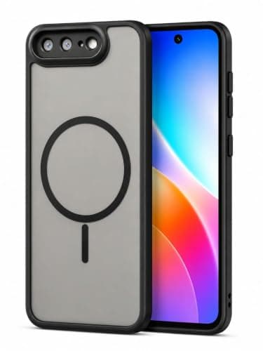 Premium Frosted Matte Magnetic Style Protective Case for iPhone 7 Plus - 8 Plus Shockproof Slim TPU Cover, Camera Protection, Anti-Fingerprint, Not Support Wireless Charging Cellular phone case