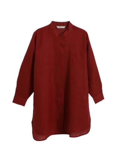LC WAIKIKI Woman Judge Collar 100% Linen Women's Shirt Tunic