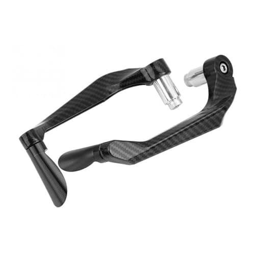 Carbon Fiber Motorcycle Protection Arm with Metal Ends, Includes Mounting Screws - Carbon Black - SA CAR