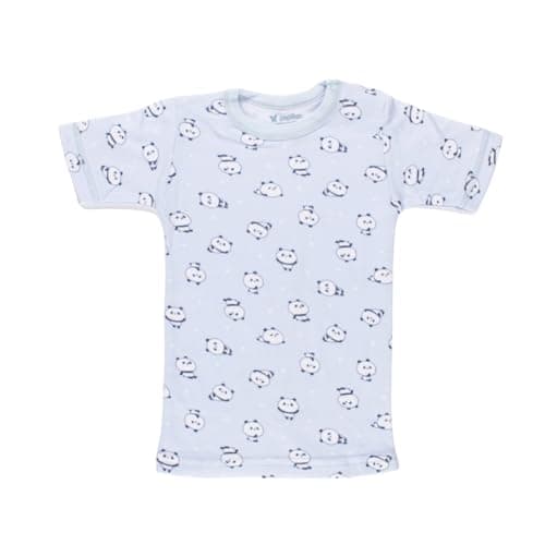 Papillon Boys Half Sleeves Undershirt Printed Panda Cotton Base Layer Top (pack of 1) Shirt
