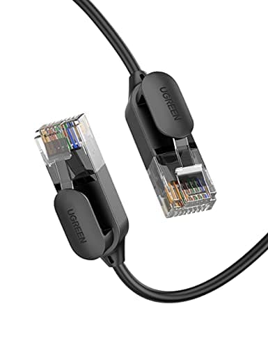 UGREEN CAT 6A Pure Copper Ethernet Cable OD2.8 1m (Black)