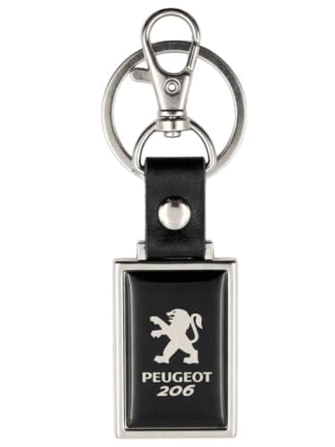 ميدالية مفاتيح معدنية لسيارة P ، لون أسود Keychain