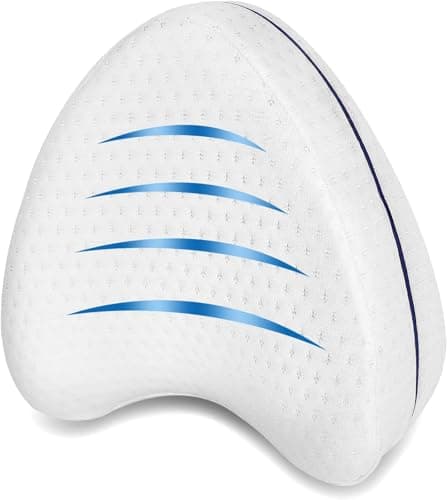 Circle M Knee Pillow for Side Sleepers Memory Foam Orthopedic Washable Body positioner
