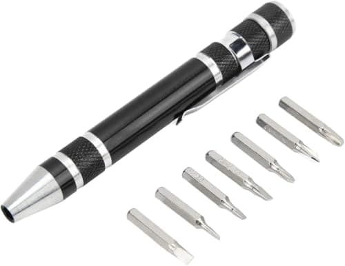 8-in-1 Magnetic Pen Screwdriver Set for Mobile and Electronics Repair Kit