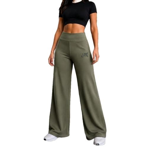 Meza Wide Leg Sweatpants for Women, Dry Fit Stretch Pants