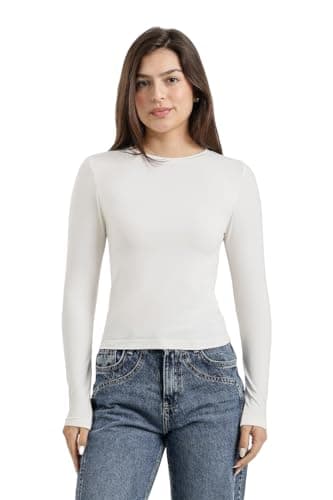 CARINA Womens Microfiber Long Sleeve Top Classic (pack of 1) Shirt