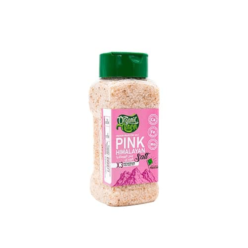 Organic Nation Pink Himalayan Salt - Full Of Flavour, Rich In Nutrients, Healthier Alternative For Lower Blood Pressure, Anti-Inflammatory Cooking And Bath Salt - 200g Bathwater additive