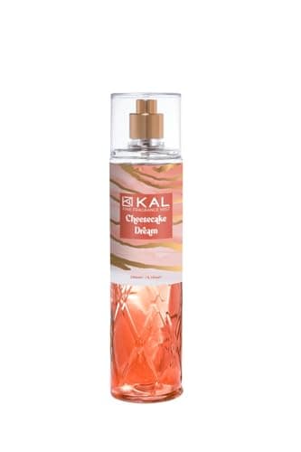Kaline Cheesecake Dream Fragrance Mist, 240 ml, Almond Blossom, Vanilla, Caramelized Sugar, Long-lasting, Hydrating Personal fragrance