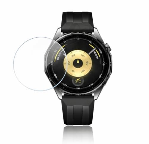 ARROWS Tempered Glass Screen Protector for HUAWEI WATCH GT6 Pro 46mm, 9H Hardness, HD Clear, Scratch Resistant, High Sensitivity, Bubble-Free Installation