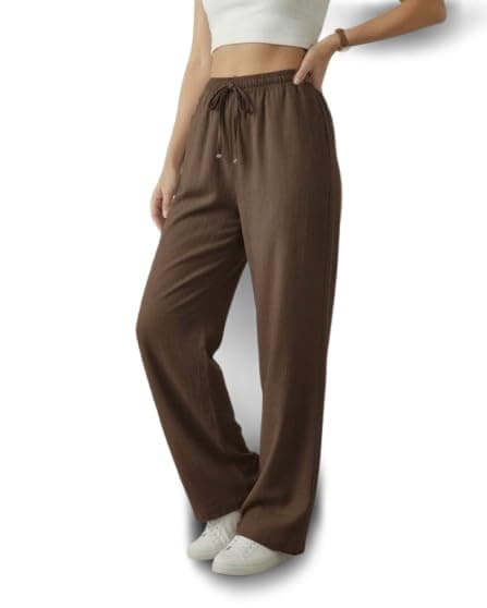 Wide-Leg Pants, Pink | Wide-leg relaxed fit