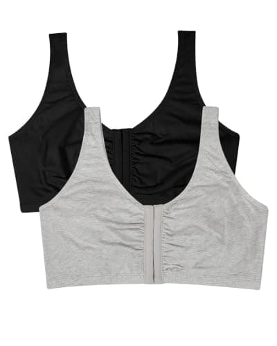 Fruit of The Loom Womens Front Close Builtup Sports Bra