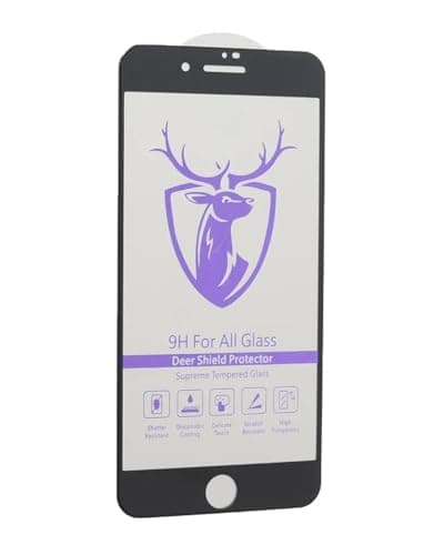 Glass Screen Protector for Apple Iphone 8 Plus - Black