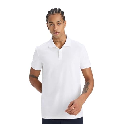 DeFacto Mens Fit Slim Fit Polo Neck Short Sleeve Knitted Polo T-Shirt Polo (pack of 1)
