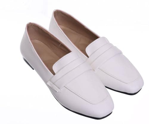 B&W womens B&W-W084-White Sneaker Shoes