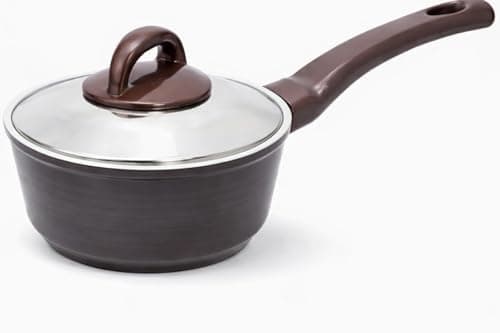 Queen Egypt Neo-Granite 18cm Non-Stick Pot PFOA-Free Heat Resistant Saucepan with Comfortable Handle for Everyday Cooking and Boiling