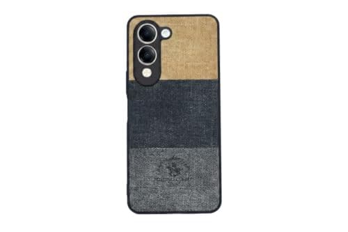 Fabric Case Compatible With Vivo Y19S - Slim And Shockproof Protective Cover Design. (Multi Color 2)