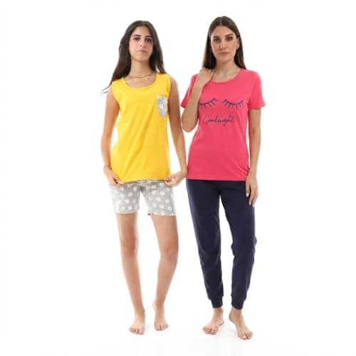 KADY Womens Bundle Of 2 Pajama Set Bundle Of 2 Pajama Set