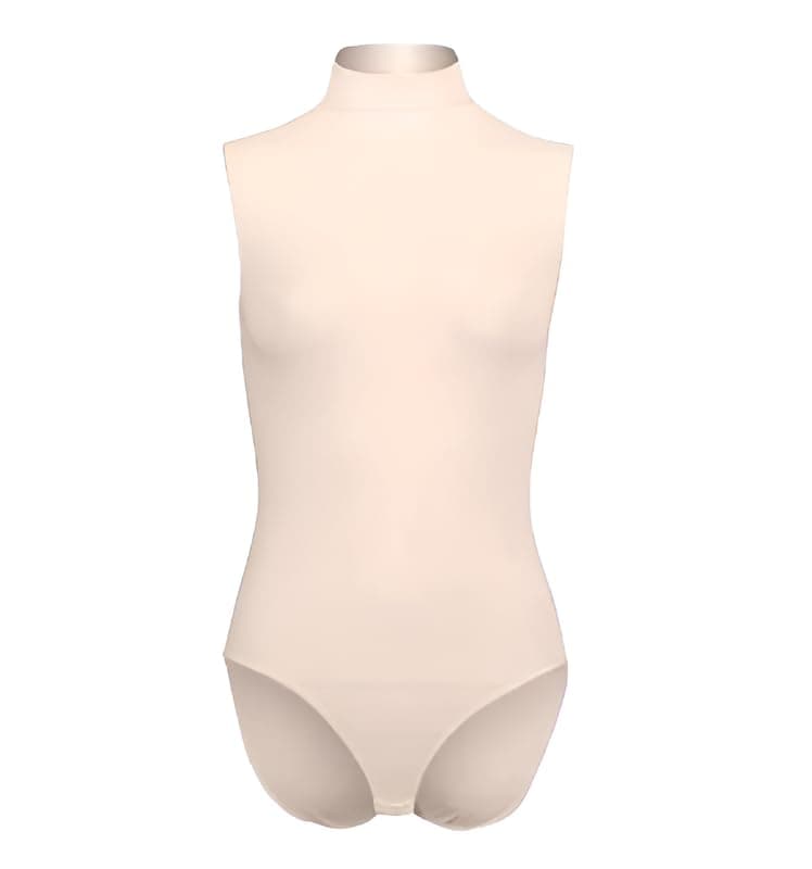 Silvy Womens Wave1 High Neck Sleeveless Bodysuit Underwear Base Layer (pack of 1) Leotard