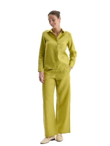 LC WAIKIKI 100% Linen Women'S Shirt
