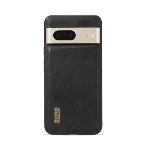 Leather Case For Luxury Faux Leather Protective Case For Stylish Compatible With (Google Pixel 8) Design Protection Anti Fingerprint Protection Case Made Of Classic Vintage Faux Leather (Black) Cellular phone case