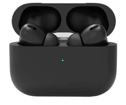 Bluetooth Wireless Earbuds Touch Control Noise Cancelling Headphones with Mic, Wireless Headphones with Charging Case in-Ear Waterproof (Black, True Pro Plus)