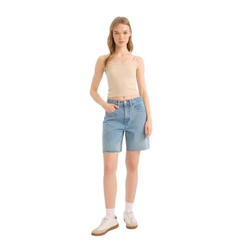 DeFacto Womens Coool Athlete Knitted Athlete Athlete (pack of 1) Shorts