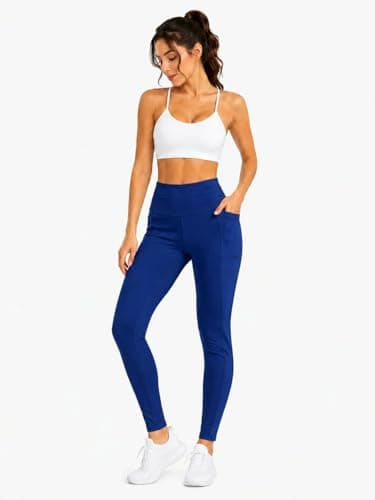 CAESAR Womens Women's Sport Leggings with Side Pockets Women's Sport Leggings with Side Pockets