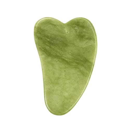 JUNMAI Gua Sha Board Natural Jade Face Massager Gua sha Sc Board Facial Guasha Meridian Muscle Relaxation Skin Lifting Face Thin Gouache Sc (Color : 1)