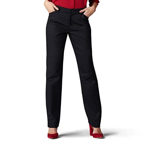 Lee Women's Wrinkle Free Relaxed Fit Straight Leg Pant Pants