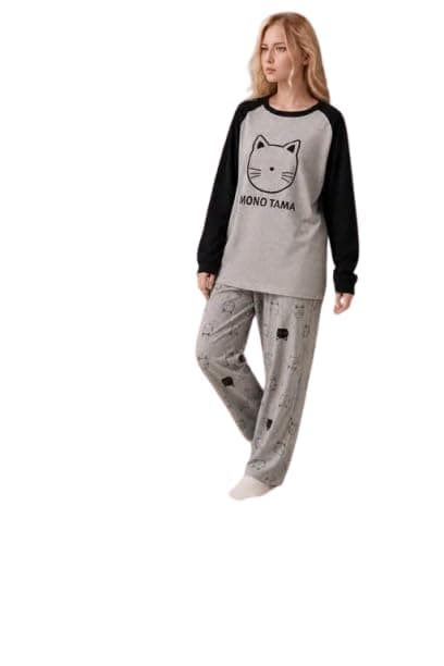 Womens Winter Milton Cotton Padded Soft Fiber Pajama Set Women Comfortable Home Size Free Size Fits Up to 90K