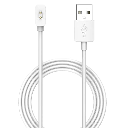 Charging Cable (Magnetic) (Compatible with Redmi Band 10/9/9PRO/9ACTIVE/8/8PRO/8ACTIVE/5LITE/5ACTIVE/WATCH 4 (White)) Charging adapter