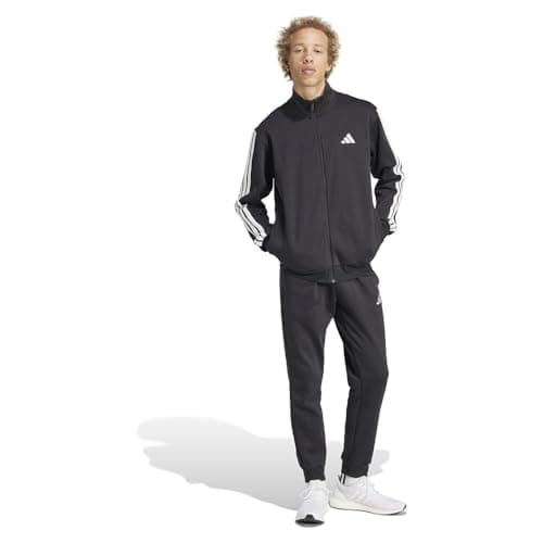 adidas Men's Sportswear Basic 3 Stripes Fleece Tracksuit TRACKSUIT Track suit