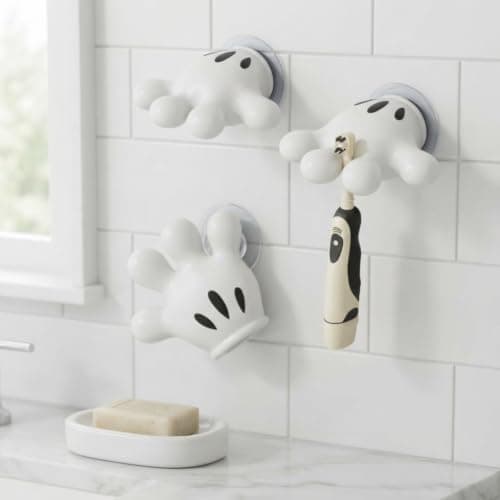 Silicone Hand Shaped Toothbrush Holder Multi-Use Office Pen Organizer